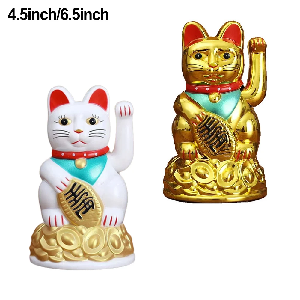 Chinese Lucky Waving Cat Electric Waving Cat Welcoming Good Luck Electric Hand-cranked Cat Figurine Home Car Decoration Gift
Chinese Lucky Waving Cat Electric Waving Cat Welcoming Good Luck Electric Hand-cranked Cat Figurine Home Car Decoration Gift