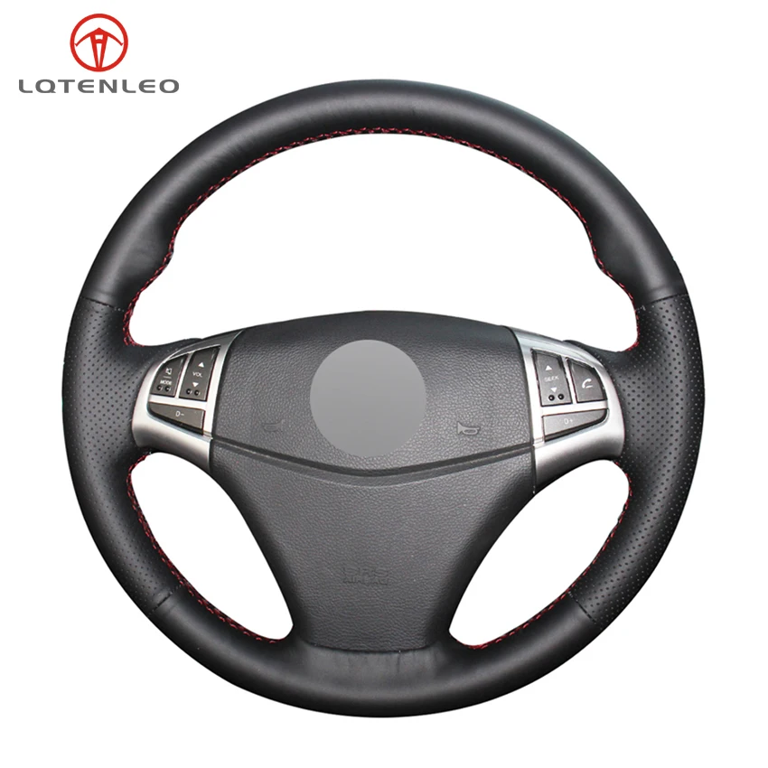 LQTENLEO Black Genuine Leather Hand Sew Car Steering Wheel Cover For Ssangyong Korando 2011-2014
LQTENLEO Black Genuine Leather Hand Sew Car Steering Wheel Cover For Ssangyong Korando 2011-2014