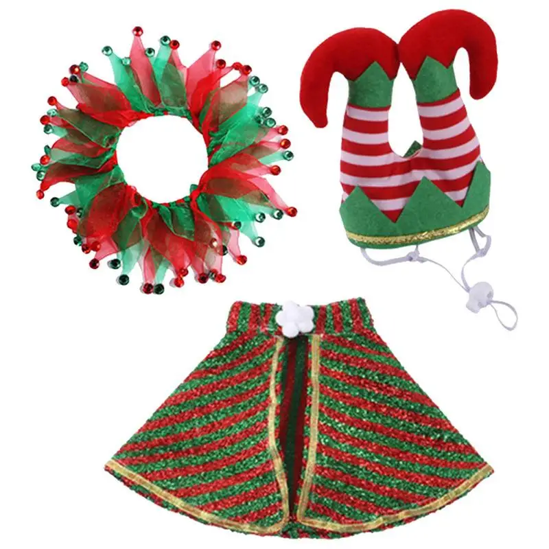 Christmas Cat Outfit Dog Christmas Outfit Dog Costume Pet Christmas Costume Kit Clown Hat Cloak Collar For Puppy Cat
Christmas Cat Outfit Dog Christmas Outfit Dog Costume Pet Christmas Costume Kit Clown Hat Cloak Collar For Puppy Cat