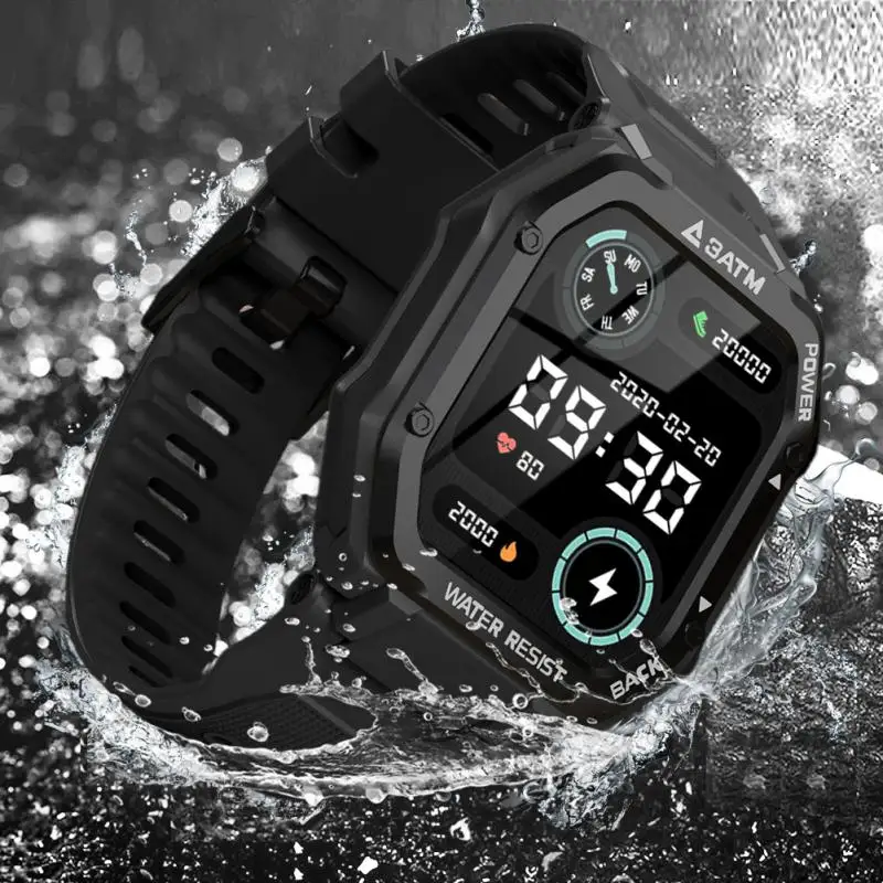 C16 Smart Watch Men IP68 3ATM Waterproof Outdoor Sports Fitness Tracker Health Monitor Smartwatch 20 sports modes for Android
C16 Smart Watch Men IP68 3ATM Waterproof Outdoor Sports Fitness Tracker Health Monitor Smartwatch 20 sports modes for Android
