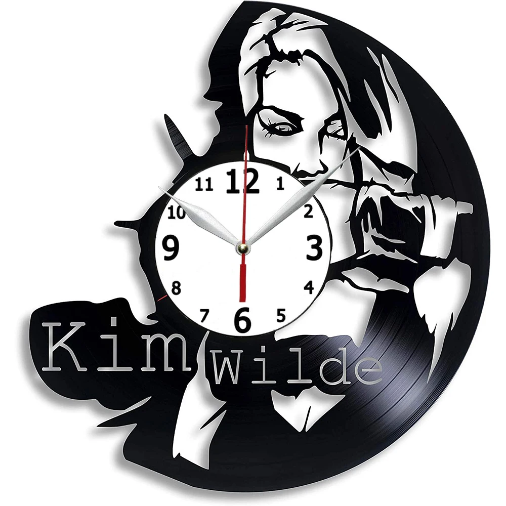 Часы, совместимые с виниловыми настенными часами Ким Вильде, часы с изображением знаменитостей, настенные часы для разных типов комнат
Часы, совместимые с виниловыми настенными часами Ким Вильде, часы с изображением знаменитостей, настенные часы для разных типов комнат
