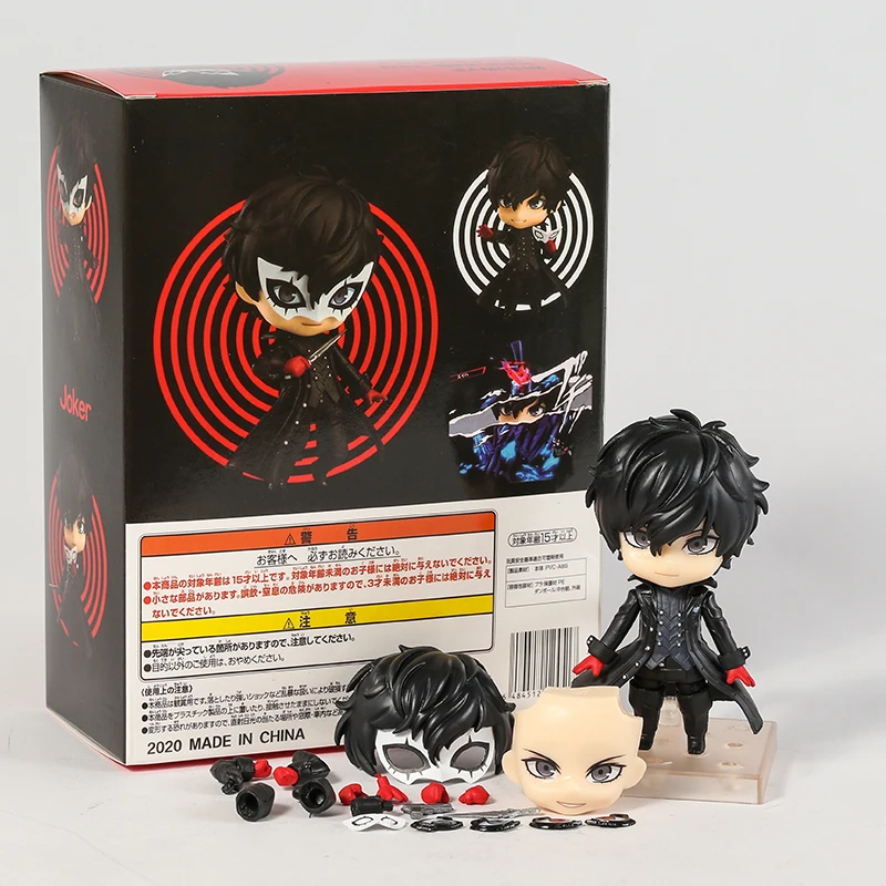 Фигурка героя мультфильма Persona 5 Joker Amamiya Ren 989 Kawaii Q Version кукла игрушка |