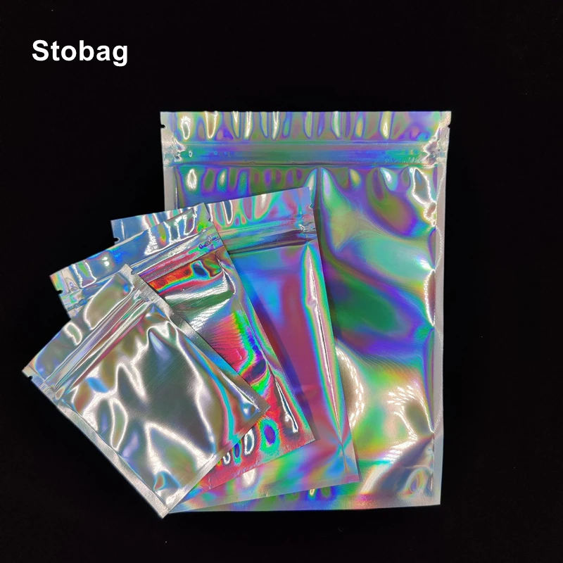 StoBag 100pcs Laser Small Jewelry Clear Ziplock Bags Plastic Holographic Transparent Sealed Pouches Storage Packaging Zip Gift
StoBag 100pcs Laser Small Jewelry Clear Ziplock Bags Plastic Holographic Transparent Sealed Pouches Storage Packaging Zip Gift