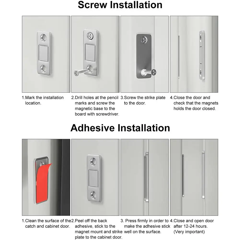 2pcs Strong Door Closer Magnetic Cabinet Catch Drawer Latch For Cupboard Closet Wardrobe Bathroom Hardware Furniture Fitting
2pcs Strong Door Closer Magnetic Cabinet Catch Drawer Latch For Cupboard Closet Wardrobe Bathroom Hardware Furniture Fitting