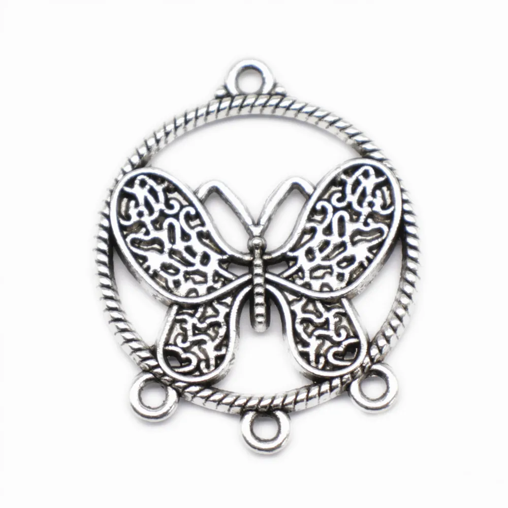 Children Diy Butterfly Earring Connector Diy Jewelri 32X26mm Antique Silver Color 5 Pieces
Children Diy Butterfly Earring Connector Diy Jewelri 32X26mm Antique Silver Color 5 Pieces