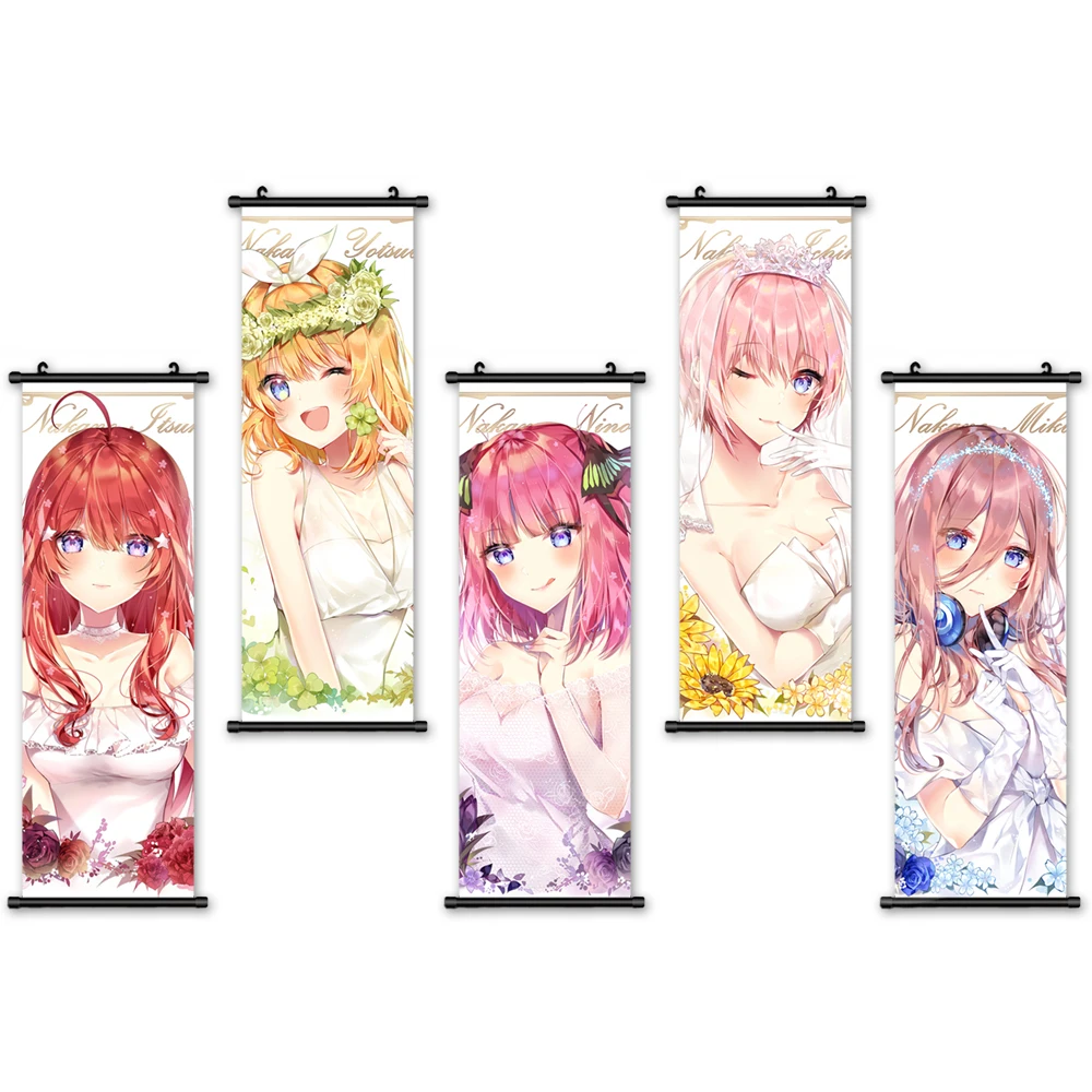 Canvas Character Home Decor Wall Art Anime Painting Plastic The Quintessential Quintuplets Hanging Scrolls Print Picture Poster
Canvas Character Home Decor Wall Art Anime Painting Plastic The Quintessential Quintuplets Hanging Scrolls Print Picture Poster