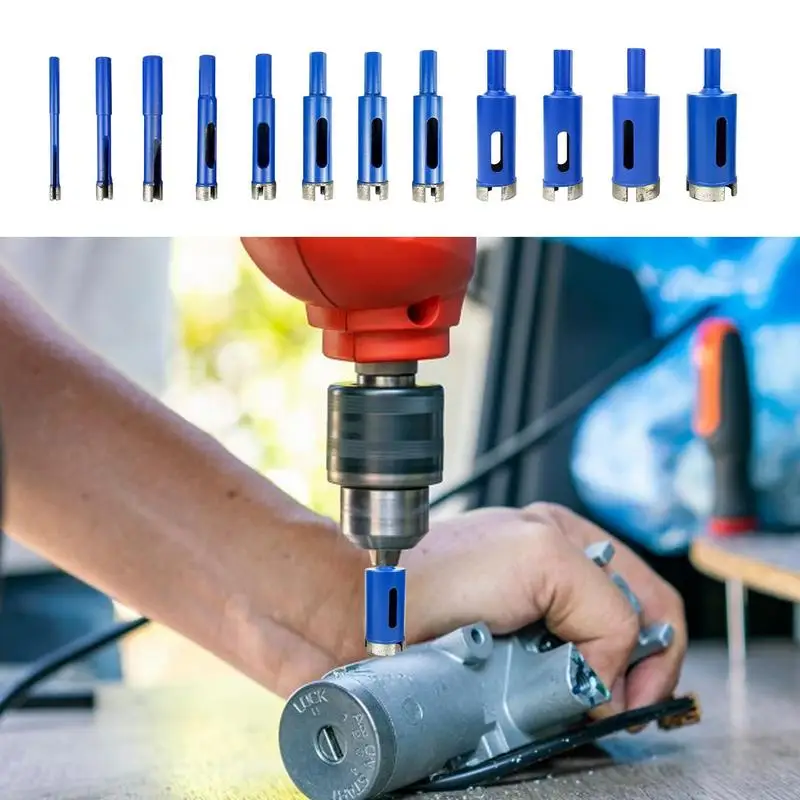 Ceramic Tile Hole Saw Thread Vacuum Brazed Tile Hole Saw Marble Porcelain Power Tool Accessories All Purpose High Hardness
Ceramic Tile Hole Saw Thread Vacuum Brazed Tile Hole Saw Marble Porcelain Power Tool Accessories All Purpose High Hardness