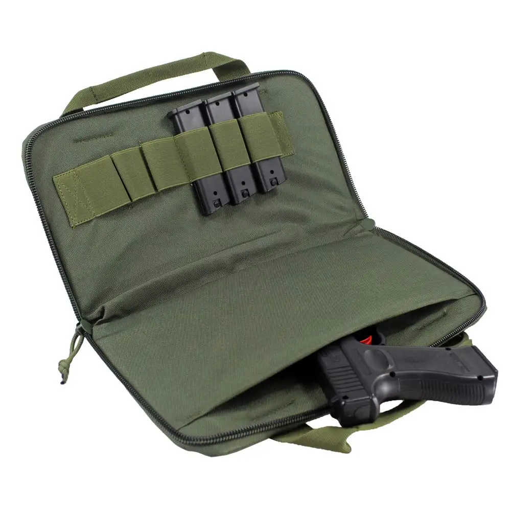 Magazine Pouches Handgun Holster Padded Handbag Tactical Pistol Carry Bag for Glock 17 19 Beretta M9 19 11 12" Gun Case Bag
Magazine Pouches Handgun Holster Padded Handbag Tactical Pistol Carry Bag for Glock 17 19 Beretta M9 19 11 12" Gun Case Bag