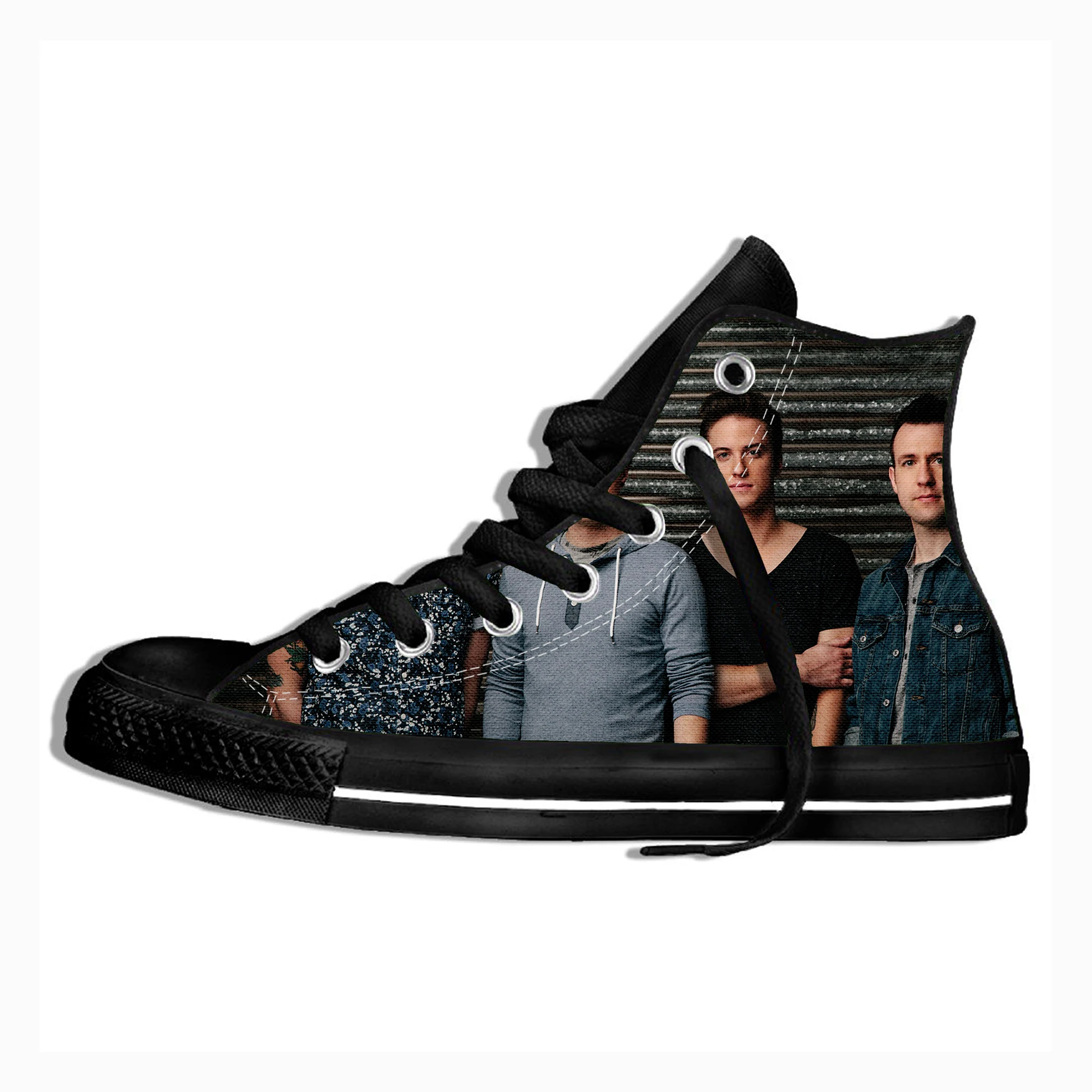 Hawk Nelson Cartoon Printed Canvas Sneakers Men Women Fashion Casual Vulcanized Flat Trainers Shoes Sneakers Custom Shoes
Hawk Nelson Cartoon Printed Canvas Sneakers Men Women Fashion Casual Vulcanized Flat Trainers Shoes Sneakers Custom Shoes