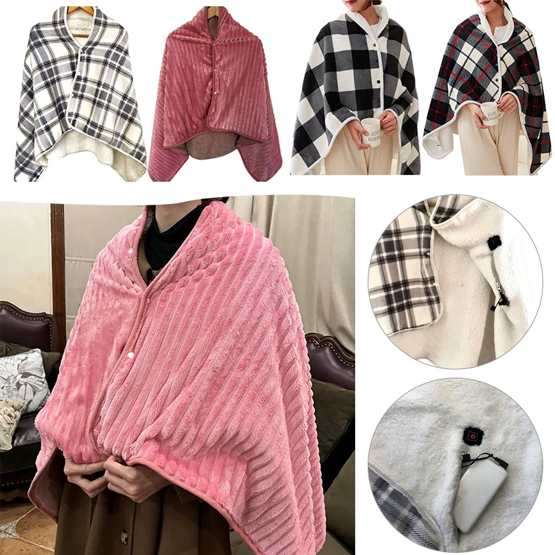 USB Electric Heating Blanket Warm Shawl Coral Flannel 3 Heated Timing Electric Blanket 150x80cm Winter Warm Plush Throw Blanket
USB Electric Heating Blanket Warm Shawl Coral Flannel 3 Heated Timing Electric Blanket 150x80cm Winter Warm Plush Throw Blanket