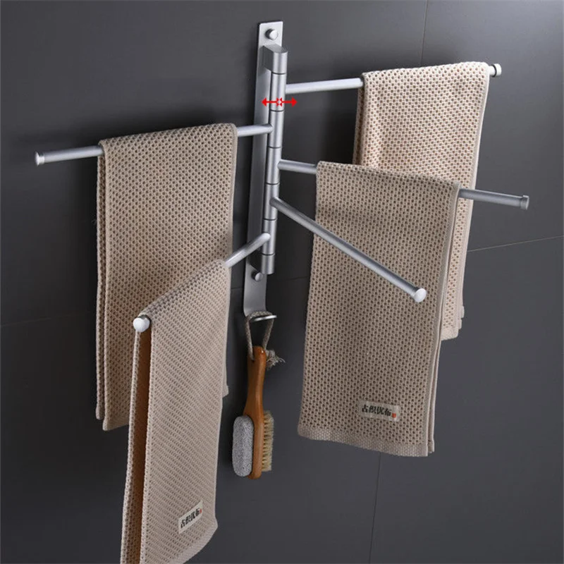 Punch-free Towel Rack Mildew Proof Aluminum Rustproof Rotate Towel Organization For Bathroom Storage Rack Drop Shopping THK059
Punch-free Towel Rack Mildew Proof Aluminum Rustproof Rotate Towel Organization For Bathroom Storage Rack Drop Shopping THK059