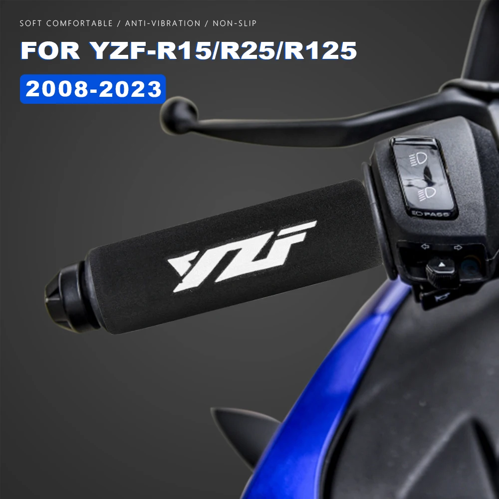 Handlebar Grip Sponge Shockproof Comfort Grips Motorcycle for Yamaha R15 V4 V3 V2 YZF R125 R25 2008-2023 2022 2021 Accessories 
Handlebar Grip Sponge Shockproof Comfort Grips Motorcycle for Yamaha R15 V4 V3 V2 YZF R125 R25 2008-2023 2022 2021 Accessories