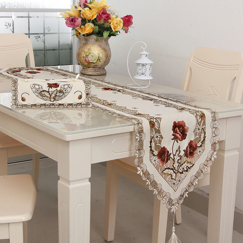 Decor Soft Lace Fabric Embroidered Table Runner Translucent Table Cloth Jacquard Elegant Polyester High Quality
Decor Soft Lace Fabric Embroidered Table Runner Translucent Table Cloth Jacquard Elegant Polyester High Quality