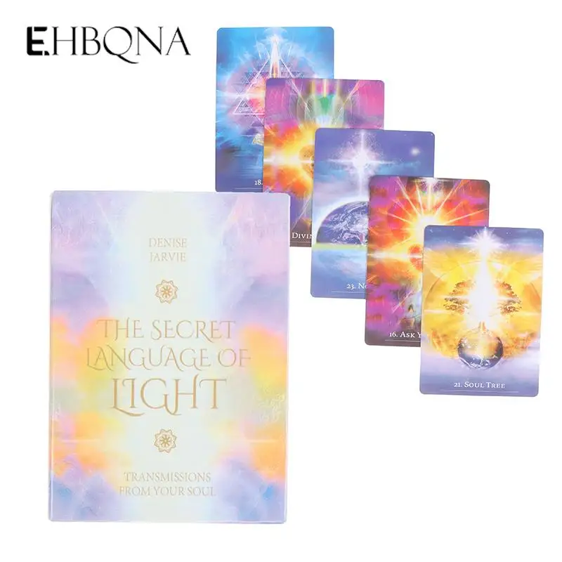 45Pcs Oracle The Secret Language Of Light Tarot L Oracle Card Board Deck Games Palying Cards For Party Game Fortune Teller Tarot
45Pcs Oracle The Secret Language Of Light Tarot L Oracle Card Board Deck Games Palying Cards For Party Game Fortune Teller Tarot