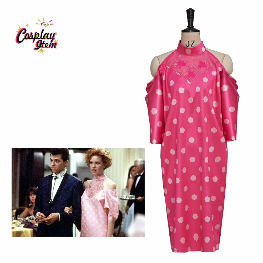 Розовое платье для косплея фильма «Pretty in Pink», розовое платье в горошек для выпускного вечера «Andie Walsh», «Молли рингвальд», костюм на Хэллоуин
Розовое платье для косплея фильма «Pretty in Pink», розовое платье в горошек для выпускного вечера «Andie Walsh», «Молли рингвальд», костюм на Хэллоуин