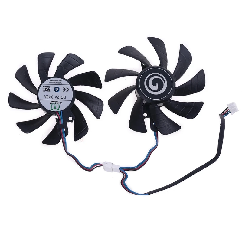 Вентилятор охлаждения для видеокарты Galax GeForce RTX2060 2070 2080, 1 пара, 85 мм, 4 контакта
Вентилятор охлаждения для видеокарты Galax GeForce RTX2060 2070 2080, 1 пара, 85 мм, 4 контакта