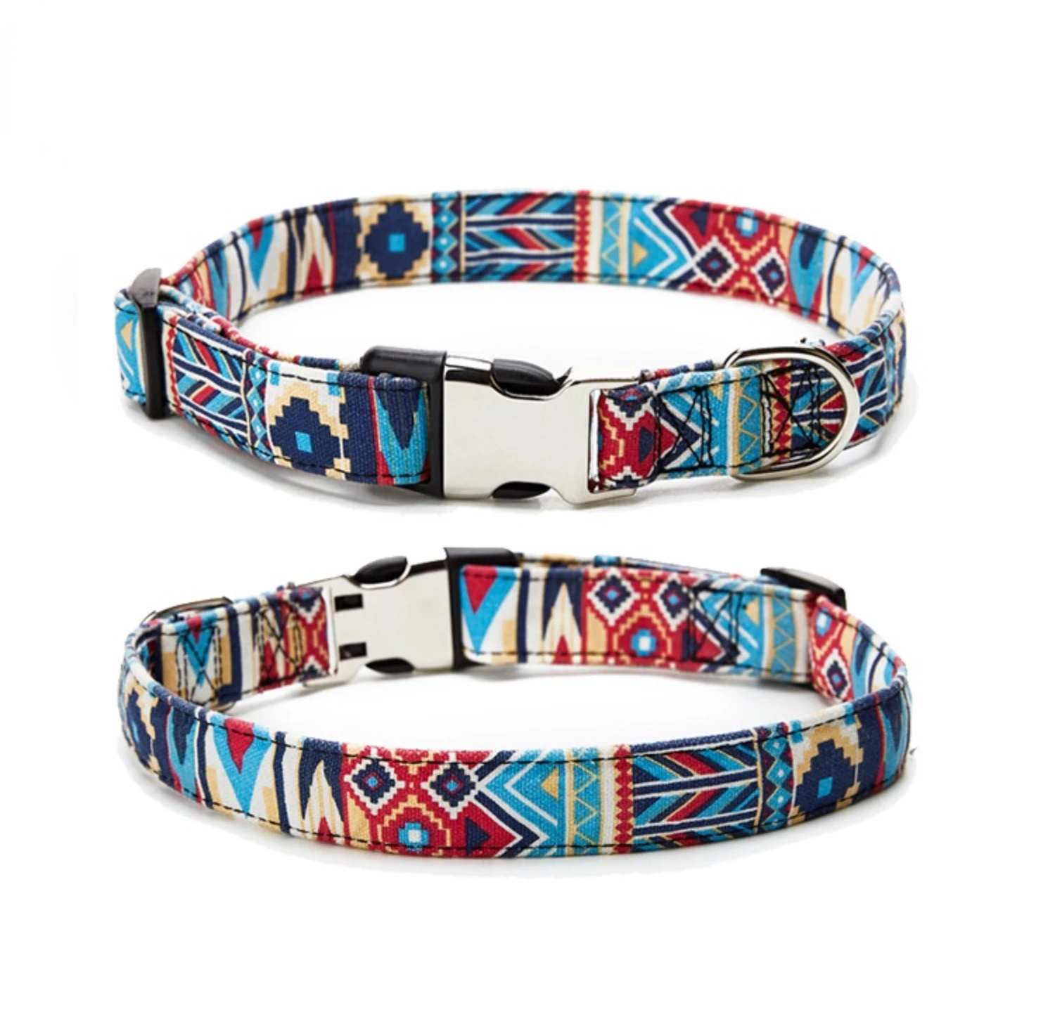 ATUBANDog Collar with Quick Release Half Metal Buckle Adjustable Safe Pet Collar Bohemian Pattern for Small Medium Large Dogs
ATUBANDog Collar with Quick Release Half Metal Buckle Adjustable Safe Pet Collar Bohemian Pattern for Small Medium Large Dogs