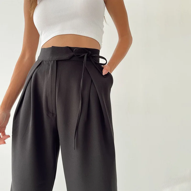 2022 Summer Knitted Casual Sweatpants European And American Women'S White High Waisted Loose Straight Tube Wide Leg Pants
2022 Summer Knitted Casual Sweatpants European And American Women'S White High Waisted Loose Straight Tube Wide Leg Pants
