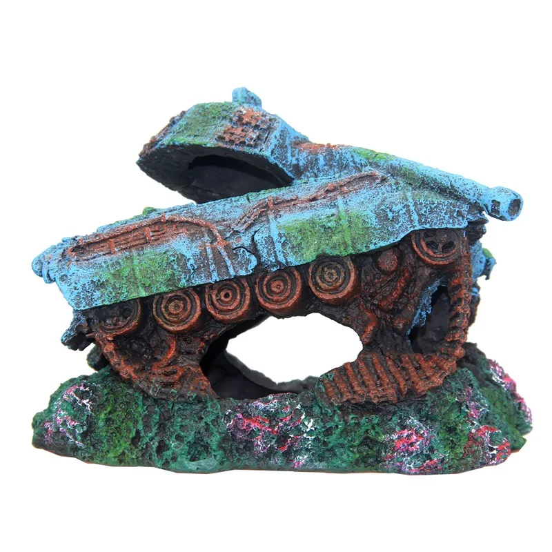 Aquarium Military Landscape Warcraft Wreck Tank Decoration Hiding Cave Fish Shelter Underwater Decorative Article Wreckage Craft
Aquarium Military Landscape Warcraft Wreck Tank Decoration Hiding Cave Fish Shelter Underwater Decorative Article Wreckage Craft
