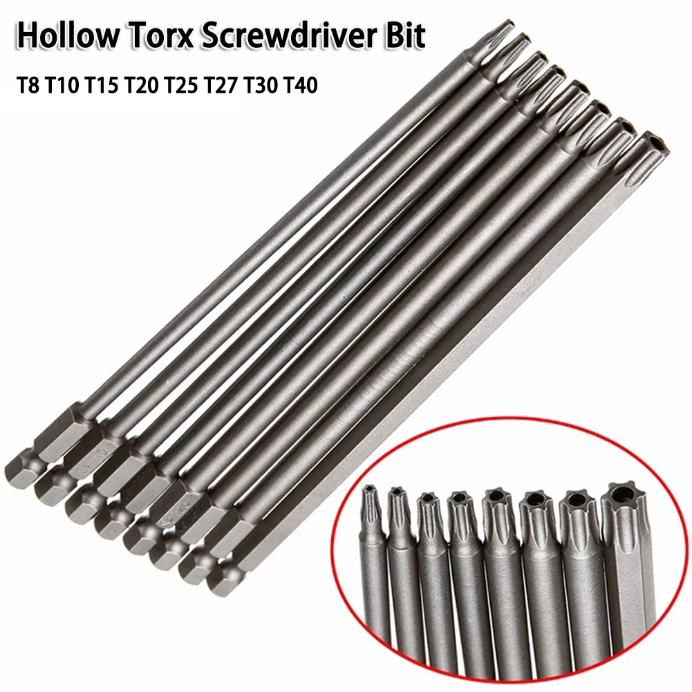 8pcs 7.78In Hollow Torx Screwdriver Bit Hex Shank T8-T40 Tool For Exact Screw Unscrew S2 Steel Screwdriver Bits Hand Tools Parts
8pcs 7.78In Hollow Torx Screwdriver Bit Hex Shank T8-T40 Tool For Exact Screw Unscrew S2 Steel Screwdriver Bits Hand Tools Parts