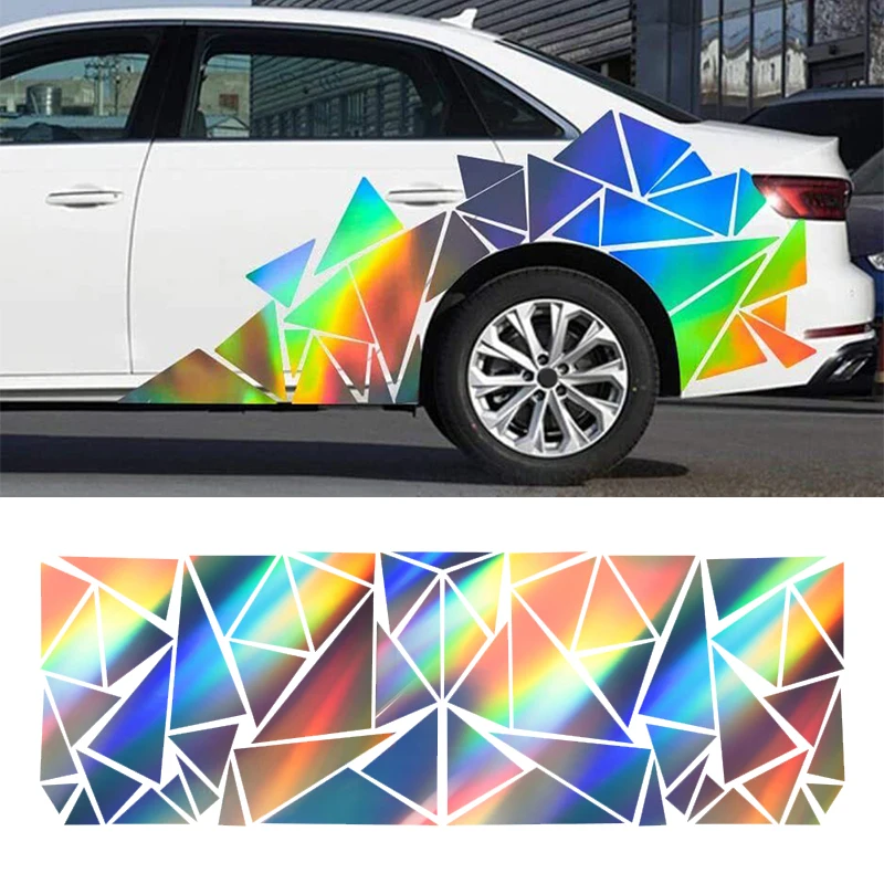 1pair Triangle Car Stickers Decals Graphics DIY Car Body Sticker 200*60cm Multicolor Cool Styling Exterior Decoration
1pair Triangle Car Stickers Decals Graphics DIY Car Body Sticker 200*60cm Multicolor Cool Styling Exterior Decoration