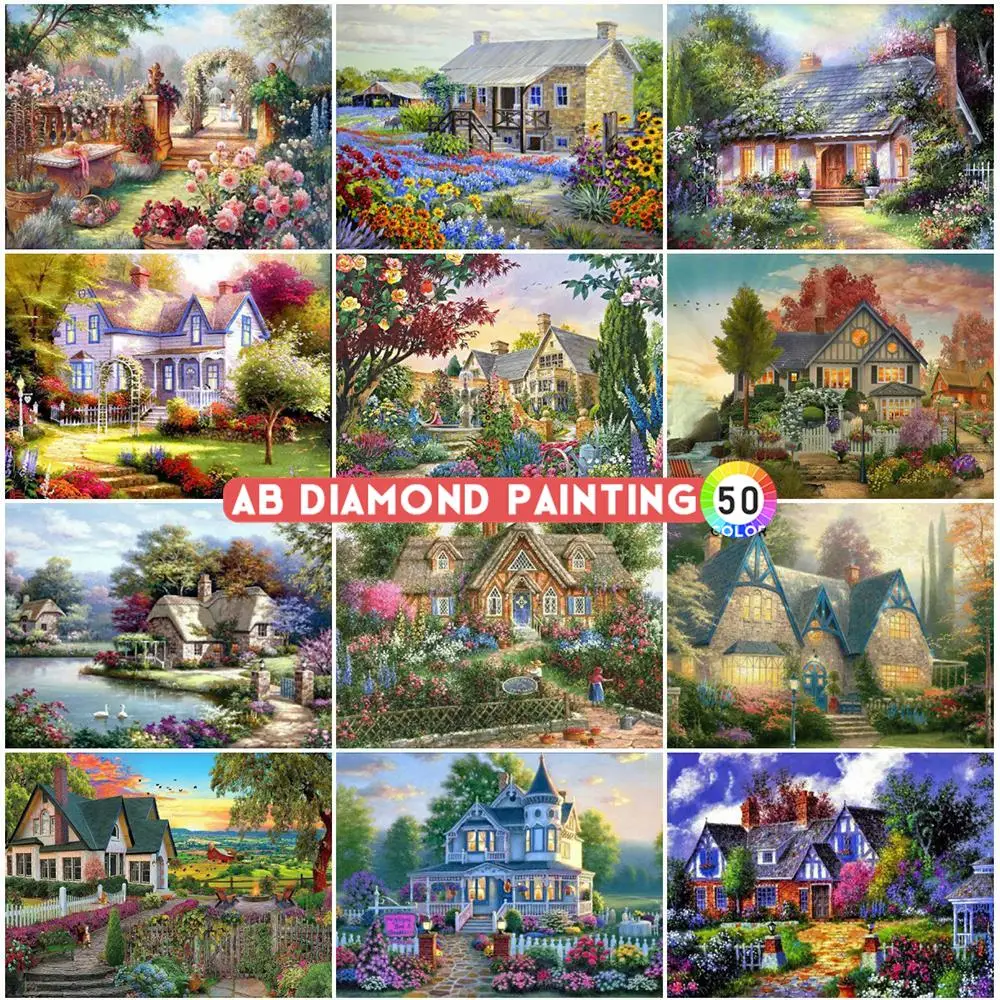 50 Color Painting Diamond Paint AB Dill Farmhouse Paintings on the Wall Diamonds for Crafts Mosaic Embroidery Full Accessories
50 Color Painting Diamond Paint AB Dill Farmhouse Paintings on the Wall Diamonds for Crafts Mosaic Embroidery Full Accessories