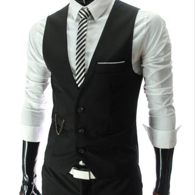 2024 New Arrival Dress Vests For Men Slim Fit Mens Suit Vest Male Waistcoat Gilet Homme Casual Sleeveless Formal Business Jacket
2024 New Arrival Dress Vests For Men Slim Fit Mens Suit Vest Male Waistcoat Gilet Homme Casual Sleeveless Formal Business Jacket