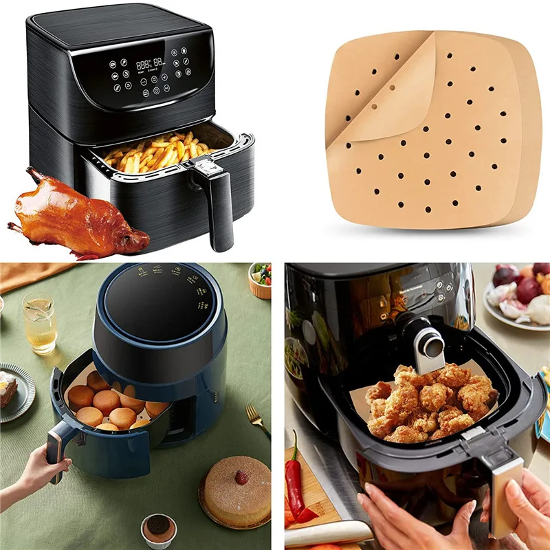 25Pcs/Set Air Fryer Baking Paper Disposable Non-Stick Steamer Pad BBQ Supplies Household Cooking Gadgets Kitchen Accessories
25Pcs/Set Air Fryer Baking Paper Disposable Non-Stick Steamer Pad BBQ Supplies Household Cooking Gadgets Kitchen Accessories
