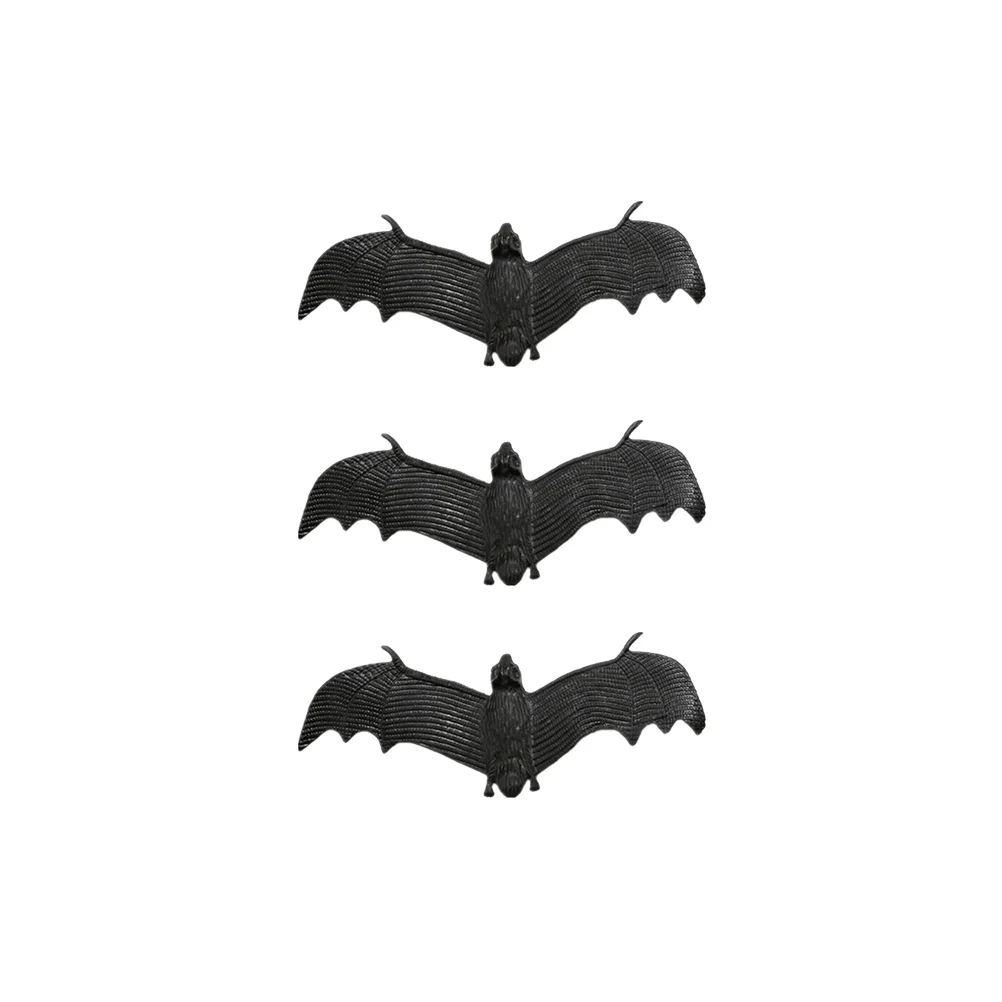 

Halloween Bat Bats Decor Fake Decorations Tricky Props Prop Outdoor Hanging Day Fools April Bugs Toys Artificialspiders