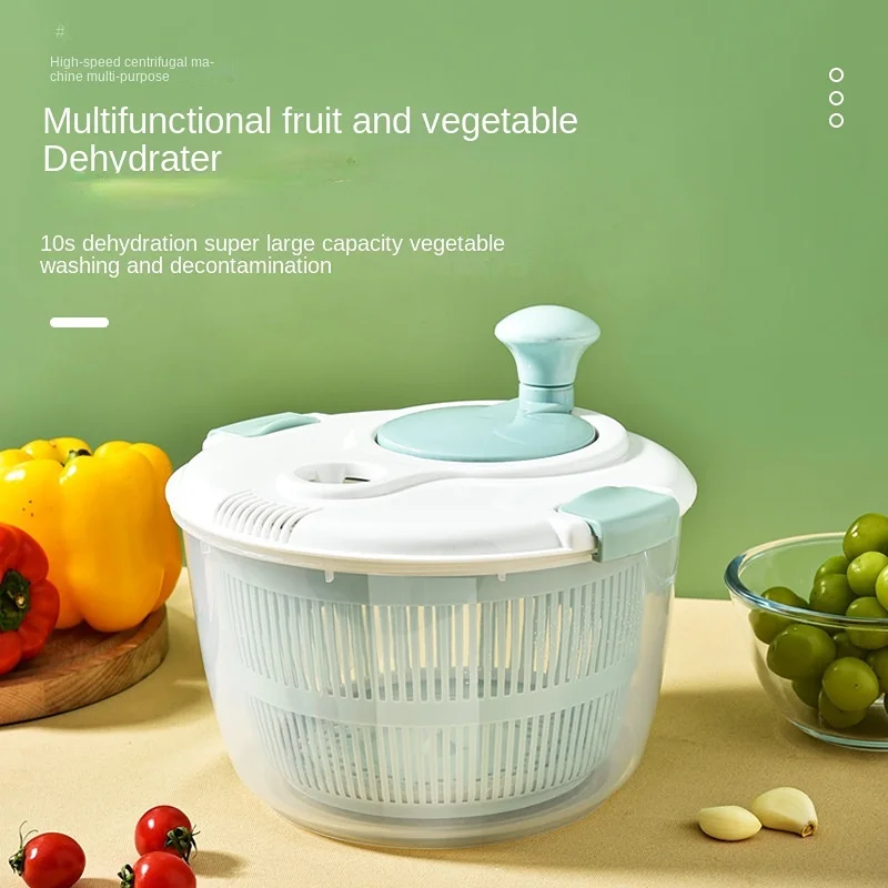 Household Vegetable Dehydrator Fruit Drain Basket Dryer Hand Crank Kitchen Creative Manual Water Salad Spinner Household Gadget
Household Vegetable Dehydrator Fruit Drain Basket Dryer Hand Crank Kitchen Creative Manual Water Salad Spinner Household Gadget