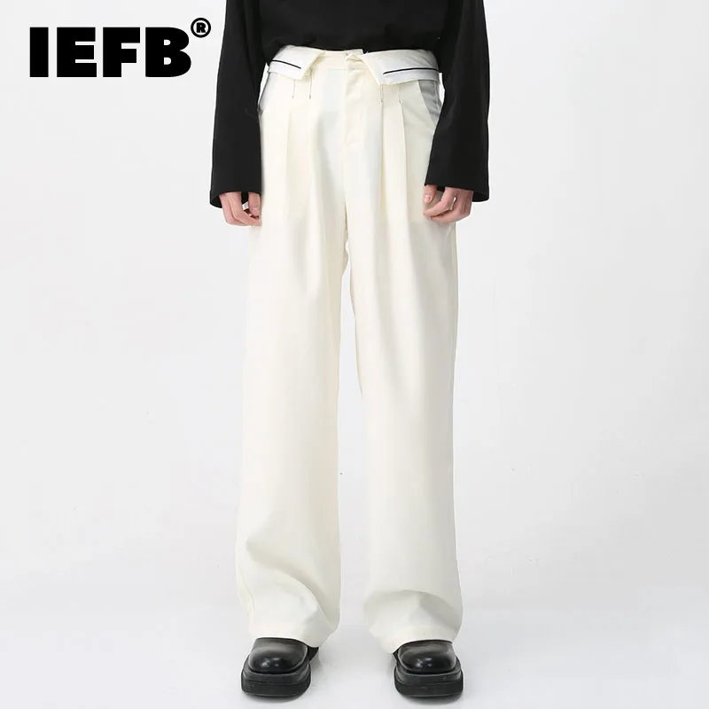 IEFB Men's Pants Wear Autumn Winter New High Waist Casual Loose Simple 2023 Solid Color Wide Leg Male Trousers 9A6626
IEFB Men's Pants Wear Autumn Winter New High Waist Casual Loose Simple 2023 Solid Color Wide Leg Male Trousers 9A6626
