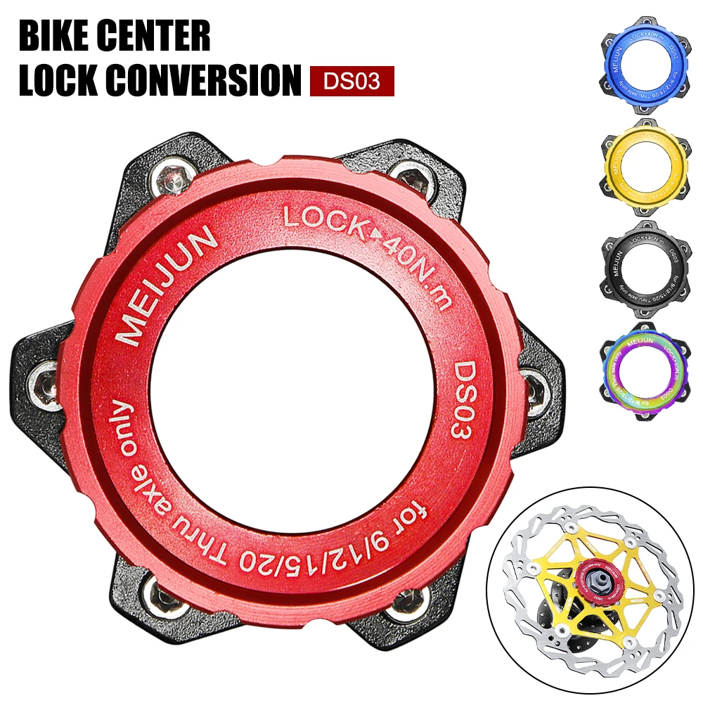 MEIJUN Bike Centerlock To 6-Hole Adapter Mountain Bike Hub Center Lock Conversion 6 Bolt Disc Brake Rotor Cycling Accessoires
MEIJUN Bike Centerlock To 6-Hole Adapter Mountain Bike Hub Center Lock Conversion 6 Bolt Disc Brake Rotor Cycling Accessoires
