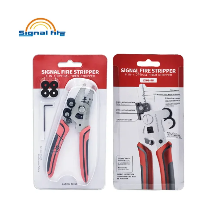 FTTH 8 in1 Optical Fiber Stripper Multifunctional optical fiber stripper Replaceable cleaning cotton ZSQ-08
FTTH 8 in1 Optical Fiber Stripper Multifunctional optical fiber stripper Replaceable cleaning cotton ZSQ-08