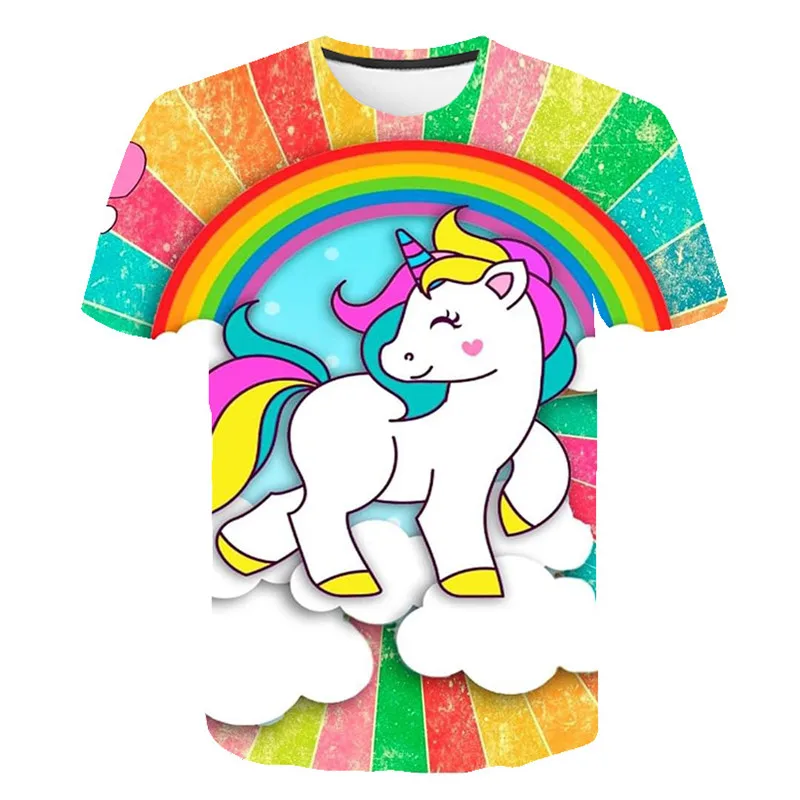 2022 Summer New 3D Unicorn Print T Shirts Girls Tops Clothes Kids Cartoon Clothes Casual Comfortable Cute Unicorn Girls T Shirts
2022 Summer New 3D Unicorn Print T Shirts Girls Tops Clothes Kids Cartoon Clothes Casual Comfortable Cute Unicorn Girls T Shirts