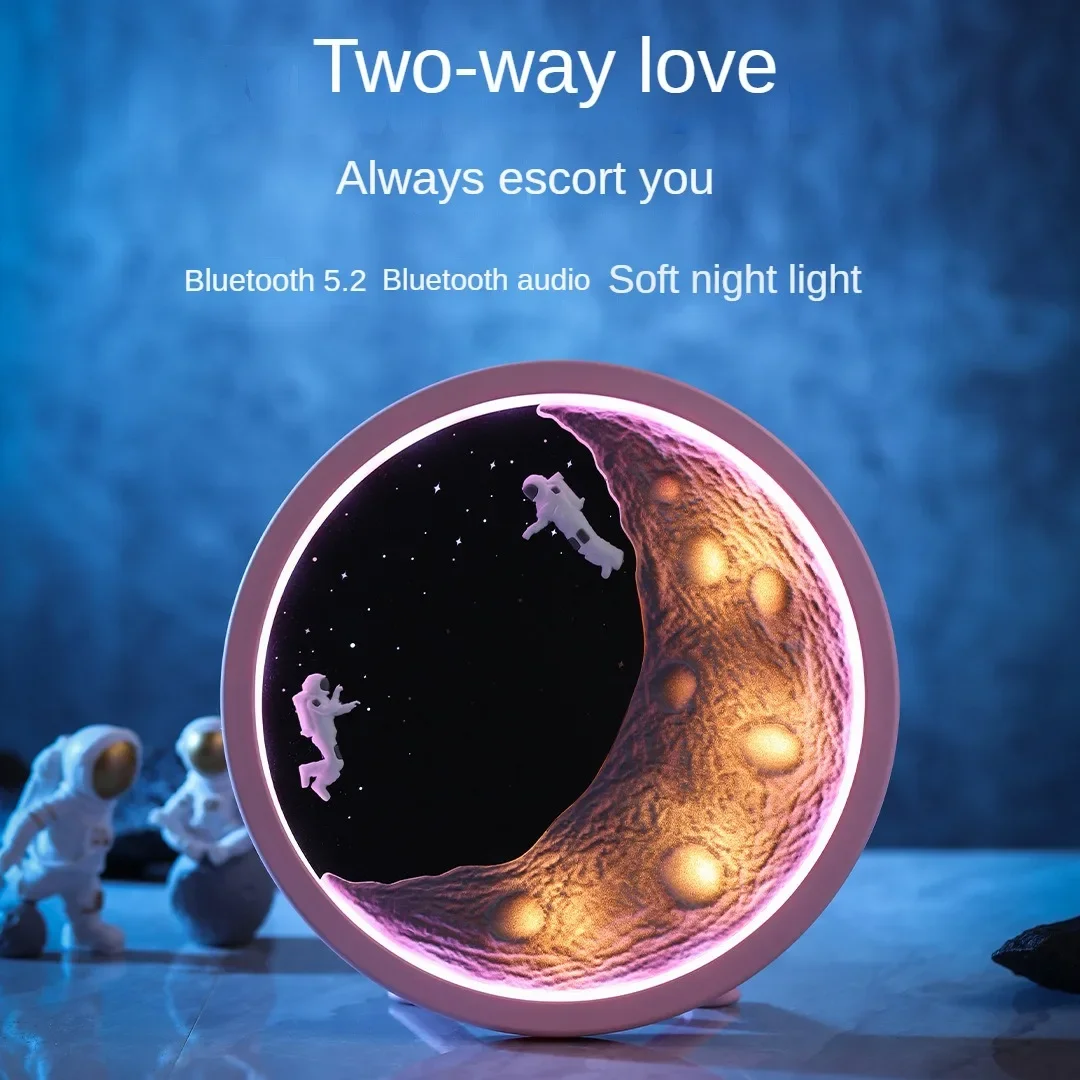 Astronaut Moon Bluetooth Speaker with Wireless Connection - Unique Gift for Qixi Festival, Birthday, Cartoon Home Decoration
Astronaut Moon Bluetooth Speaker with Wireless Connection - Unique Gift for Qixi Festival, Birthday, Cartoon Home Decoration