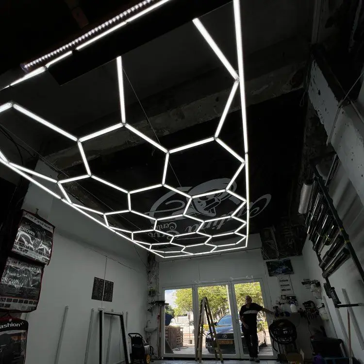 GE8001 Automotive Maintenance Bay Honeycomb Hexagrid Garage Shop Lights 
GE8001 Automotive Maintenance Bay Honeycomb Hexagrid Garage Shop Lights