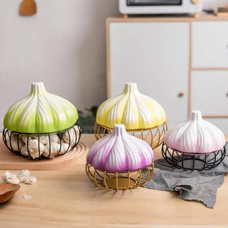 Ceramic Iron Garlic Ornament Egg Storage Basket Container Kitchen Supplies Kitchen Utensils
Ceramic Iron Garlic Ornament Egg Storage Basket Container Kitchen Supplies Kitchen Utensils
