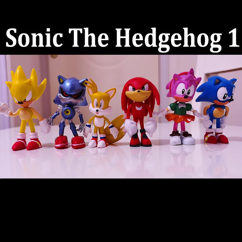 

3 Inch Sonic The Hedgehog Series Movie Collectible Action Figure Toys Set Cake Decors Topper Party Supply Perfect Kids Boys Gift