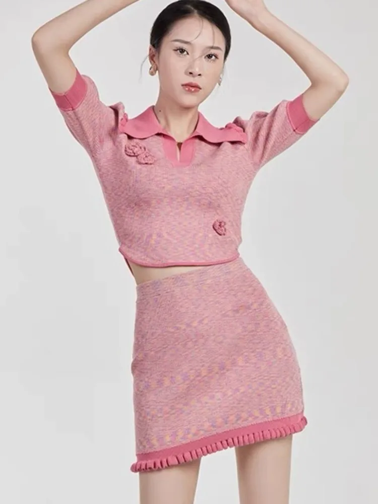 Summer Fashion Vintage Knitted Two Piece Set Women Pullover Sweater Crop Top + Bodycon Skirt Sets Streetwear 2 Piece Suits
Summer Fashion Vintage Knitted Two Piece Set Women Pullover Sweater Crop Top + Bodycon Skirt Sets Streetwear 2 Piece Suits