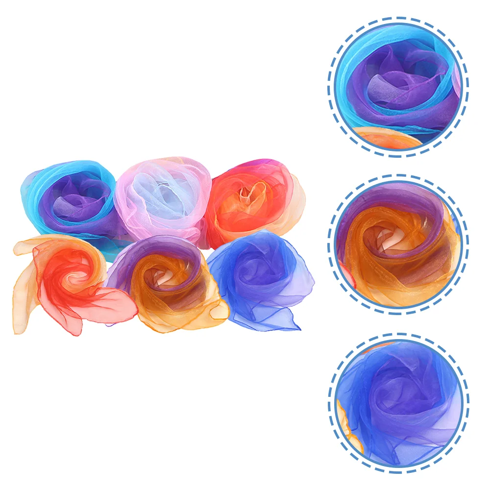 12Pcs Colorful Performance Scarves Children Play Scarves Juggling Chiffon Scarf
12Pcs Colorful Performance Scarves Children Play Scarves Juggling Chiffon Scarf