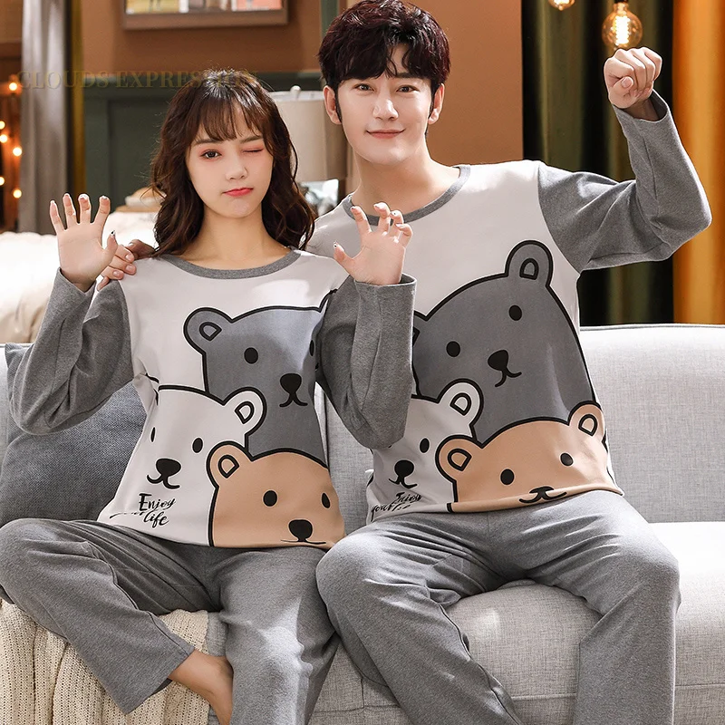 Sprin Autumn Knitted Cotton Cartoon Men's Pyjamas Plaid Pajamas Set Casual Male Sleepwear Pyjamas Nit Pijamas 4XL omewear
Sprin Autumn Knitted Cotton Cartoon Men's Pyjamas Plaid Pajamas Set Casual Male Sleepwear Pyjamas Nit Pijamas 4XL omewear