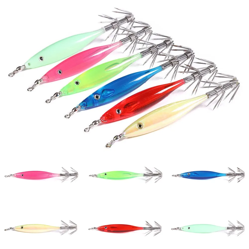 5Pcs Glow In Dark Luminous Squid Cuttlefish Fishing Lures Baits Jigs Hooks Lures Wobblers Carp Bait Fishing Tackle Accessories
5Pcs Glow In Dark Luminous Squid Cuttlefish Fishing Lures Baits Jigs Hooks Lures Wobblers Carp Bait Fishing Tackle Accessories