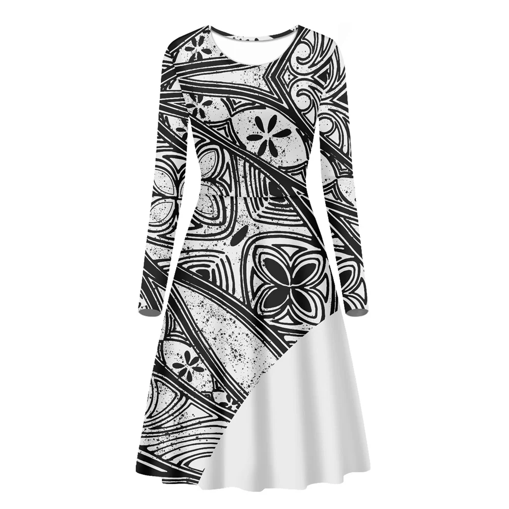 O Neck Party Dress Polynesian Traditional Samoan Grey Tapa Flower Print Casual White Loose Fit Clothes Swing Vintage Dresses
O Neck Party Dress Polynesian Traditional Samoan Grey Tapa Flower Print Casual White Loose Fit Clothes Swing Vintage Dresses