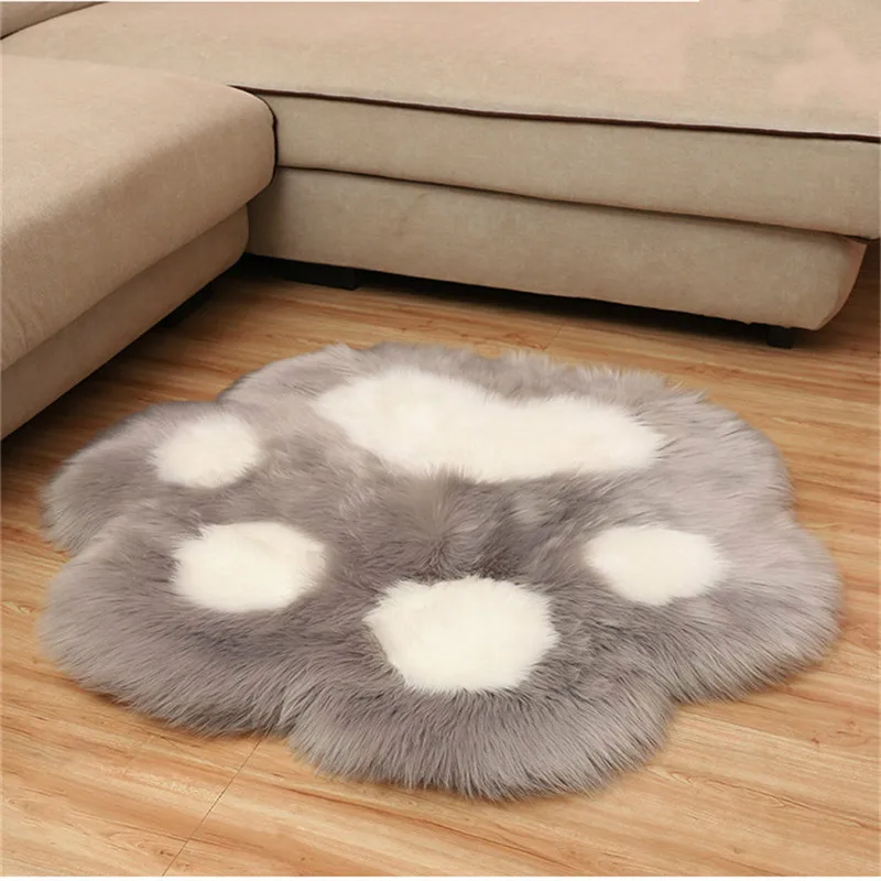 Valentine's Day Gift Cute Cat Paw Pattern Soft Plush Carpet Home Sofa Coffee Table Floor Mat Bedroom Bedside Decorative Carpet
Valentine's Day Gift Cute Cat Paw Pattern Soft Plush Carpet Home Sofa Coffee Table Floor Mat Bedroom Bedside Decorative Carpet