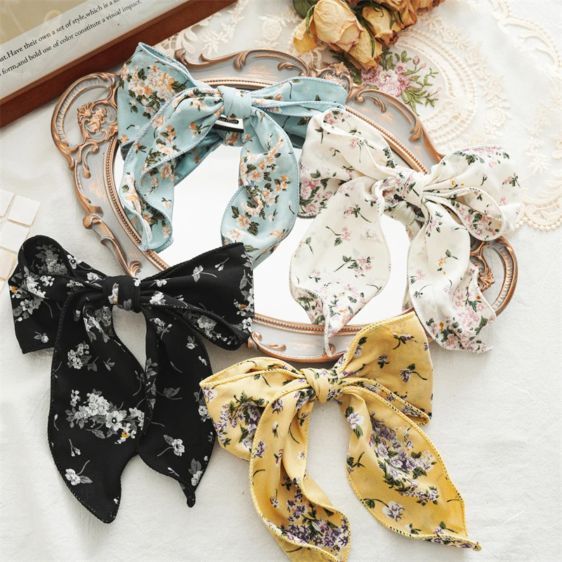 Long Ribbon Bows Hairpin Large Floral Fabric Hair Clip Pin Jewelry for Women Crystal Rhinestone Headpiece Girl Hair Accessories
Long Ribbon Bows Hairpin Large Floral Fabric Hair Clip Pin Jewelry for Women Crystal Rhinestone Headpiece Girl Hair Accessories
