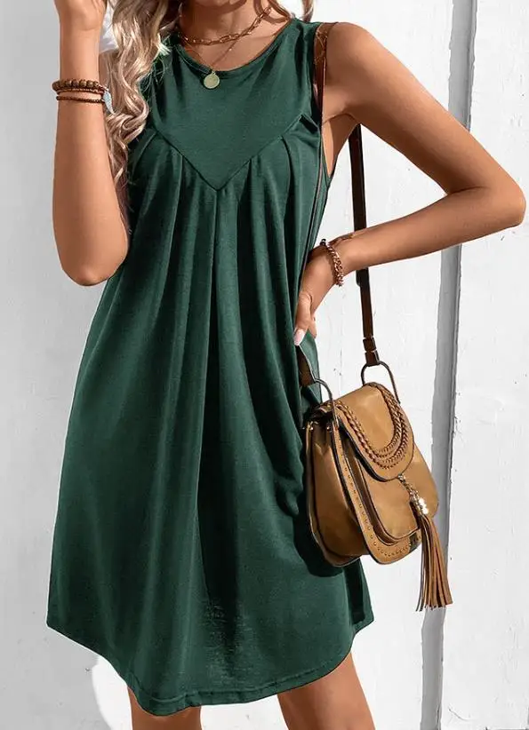 Женское платье с жилетом, однотонное Повседневное платье с юбкой, 2023
Женское платье с жилетом, однотонное Повседневное платье с юбкой, 2023