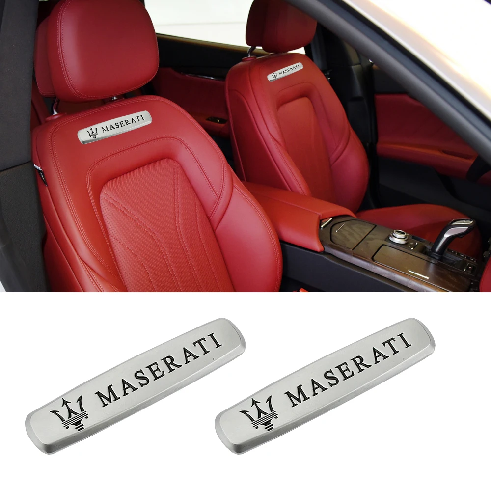 2pcs Car Badge Interior Sticker Metal Car Seat Sticker For Maserati SQ4 SQ2 Q2 Q4 Ghibli Levante Quattroporte Maserati Sticker
2pcs Car Badge Interior Sticker Metal Car Seat Sticker For Maserati SQ4 SQ2 Q2 Q4 Ghibli Levante Quattroporte Maserati Sticker