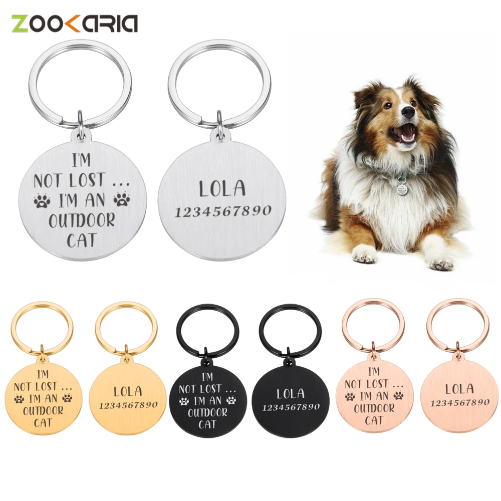 Personalized Pet ID Tag Cat Dog Collar Nameplate Dogs Anti-lost Name Tags Customizable Engraved Necklace Chain Pets Supplies
Personalized Pet ID Tag Cat Dog Collar Nameplate Dogs Anti-lost Name Tags Customizable Engraved Necklace Chain Pets Supplies