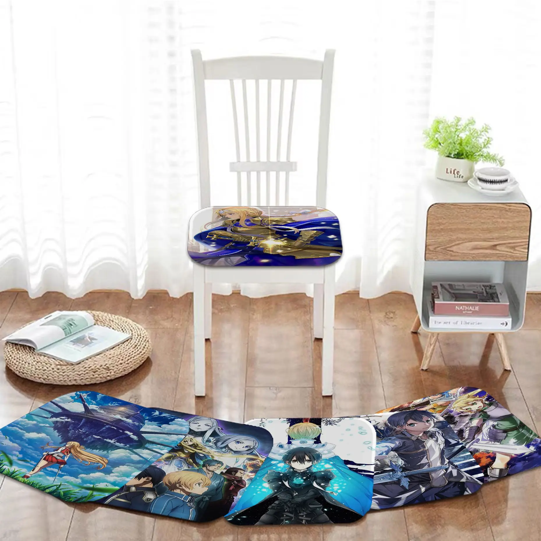 Anime Sword Art Online Square Dining Chair Cushion Circular Decoration Seat For Office Desk Sofa Cushion
Anime Sword Art Online Square Dining Chair Cushion Circular Decoration Seat For Office Desk Sofa Cushion