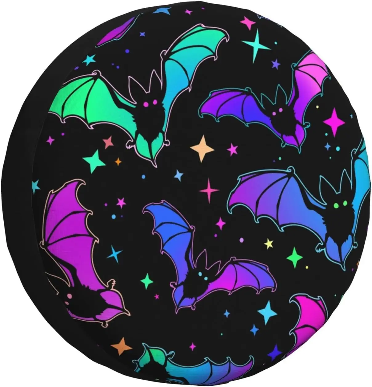 Colorful Bats Mountains Spare Tire Cover Universal Sunscreen Waterproof Dust-Proof Wheel Covers Protectors Universal Travel 
Colorful Bats Mountains Spare Tire Cover Universal Sunscreen Waterproof Dust-Proof Wheel Covers Protectors Universal Travel